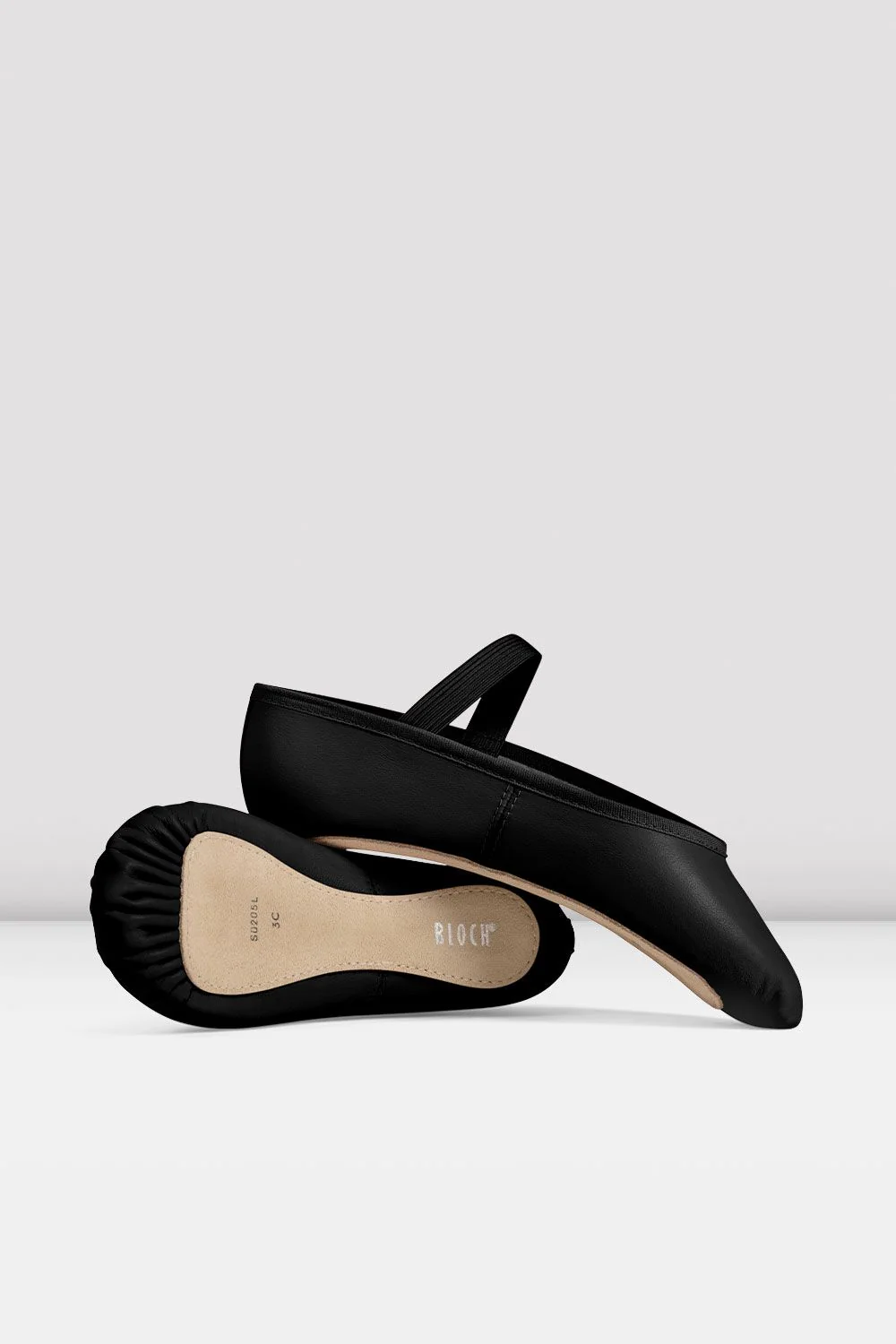 Childrens Dansoft Leather Ballet Shoes - Image 2