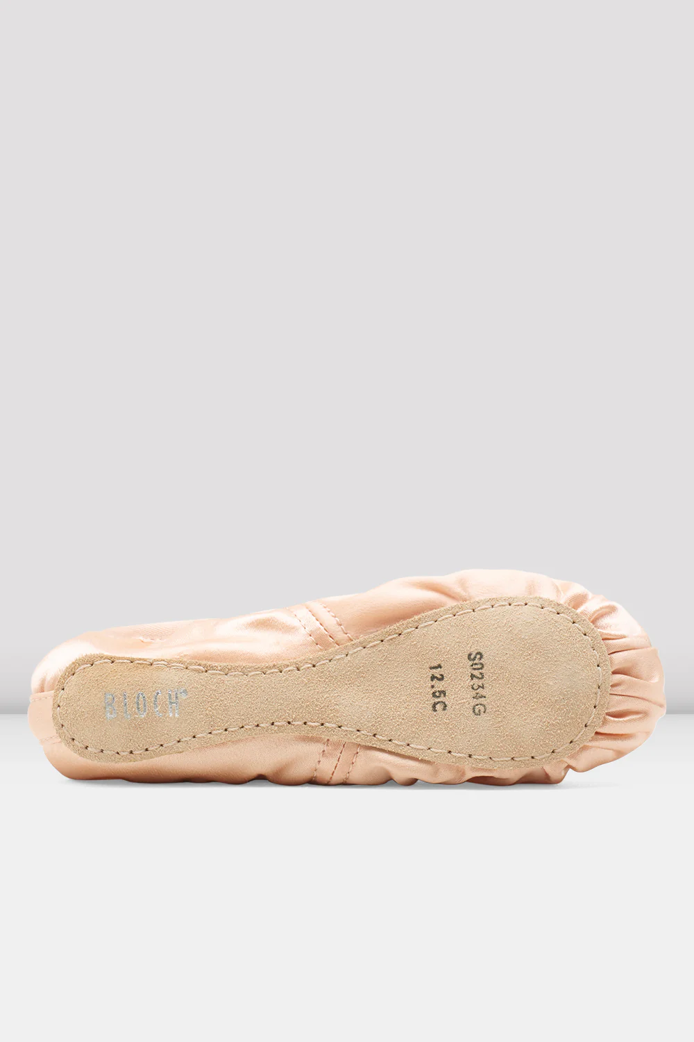 Childrens Stretch Satin Ballet Shoes - Image 4
