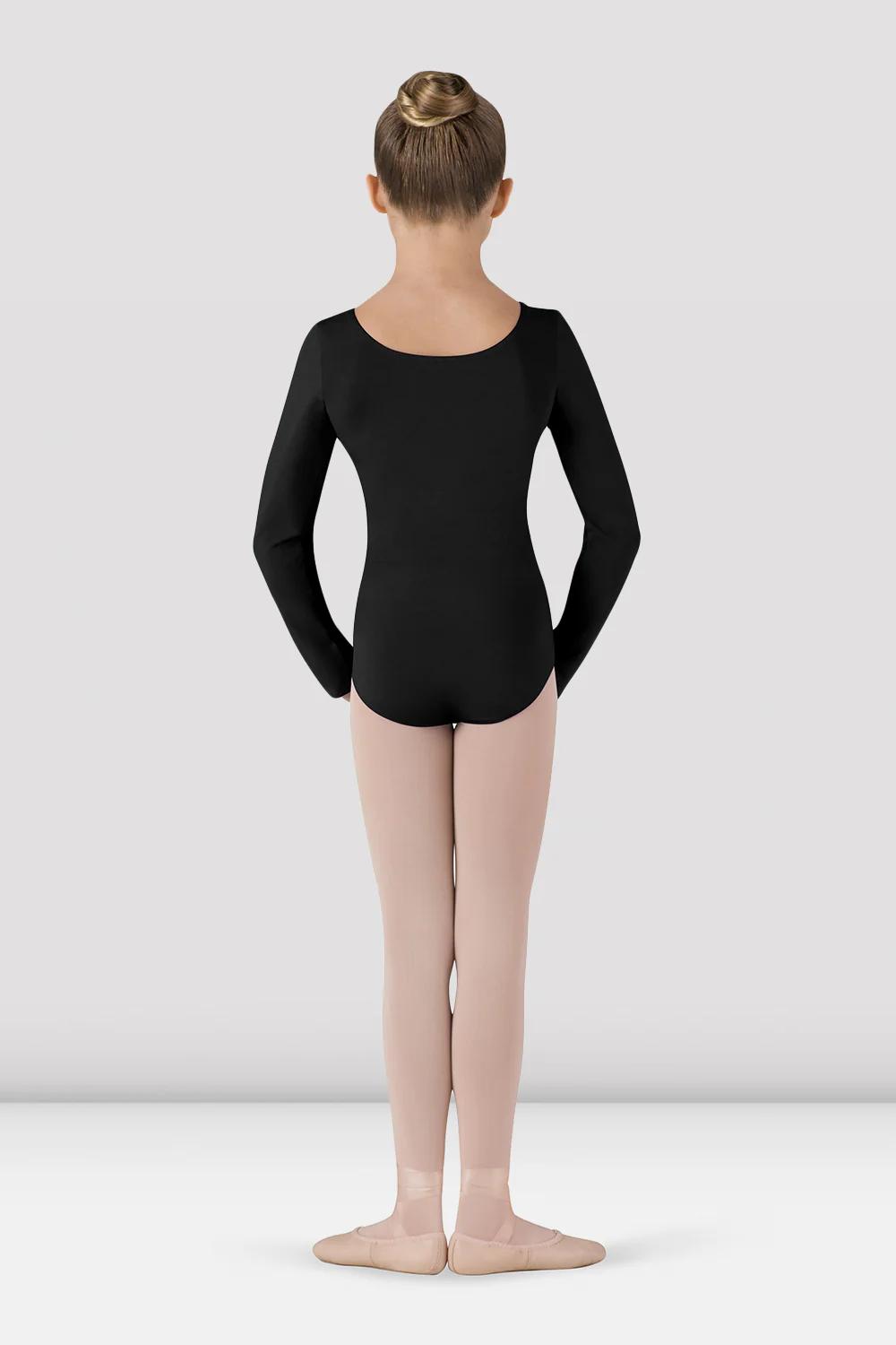 Girls Basic Long Sleeve Leotard - Image 2