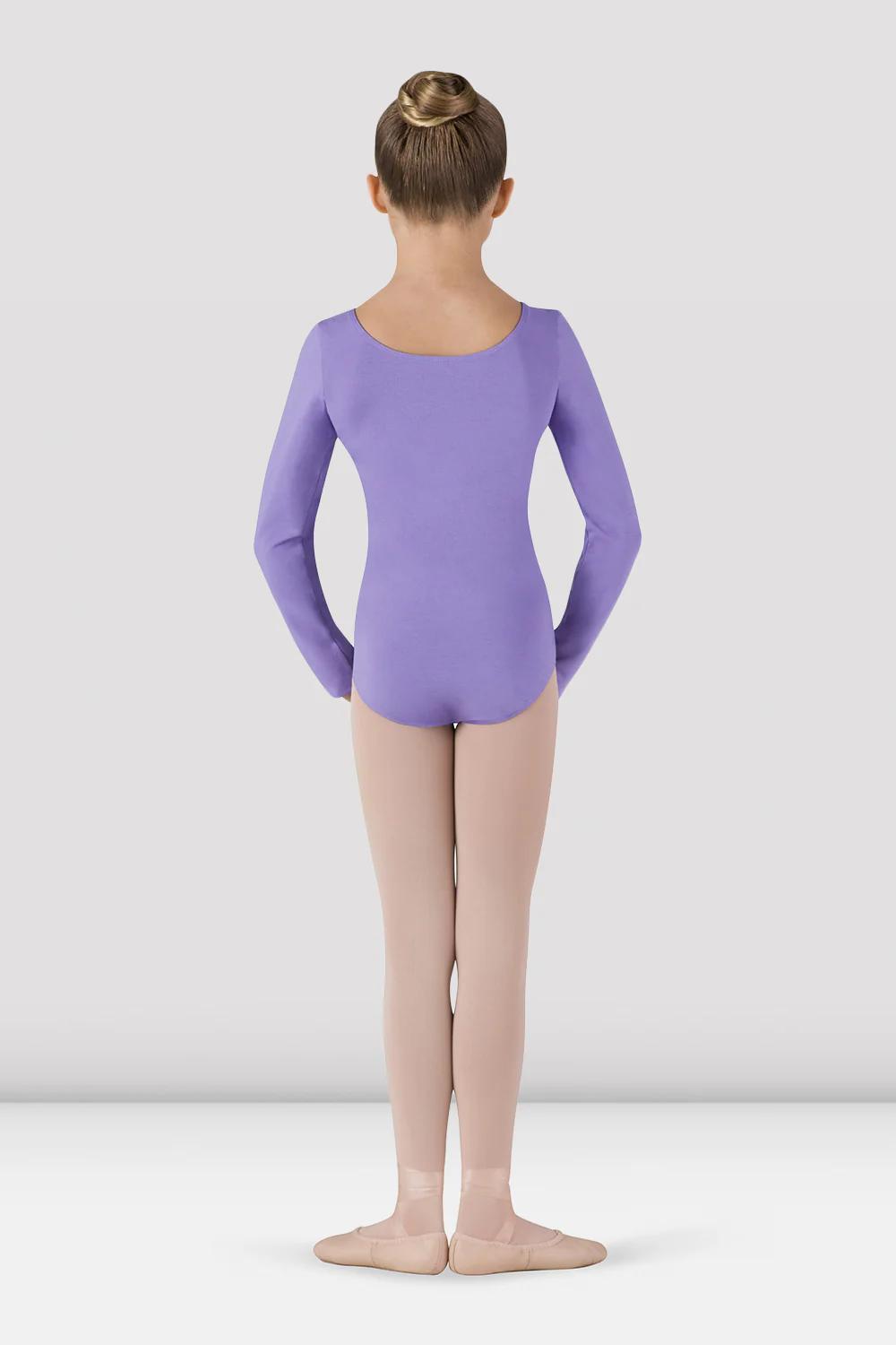 Girls Basic Long Sleeve Leotard - Image 2