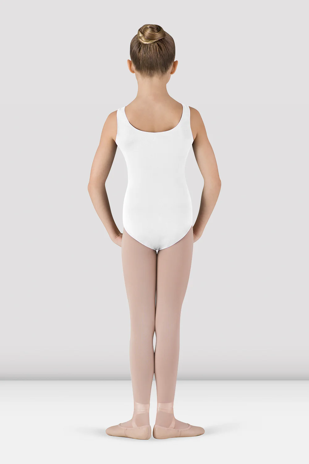 Girls Basic Round Neck Tank Leotard - Image 2