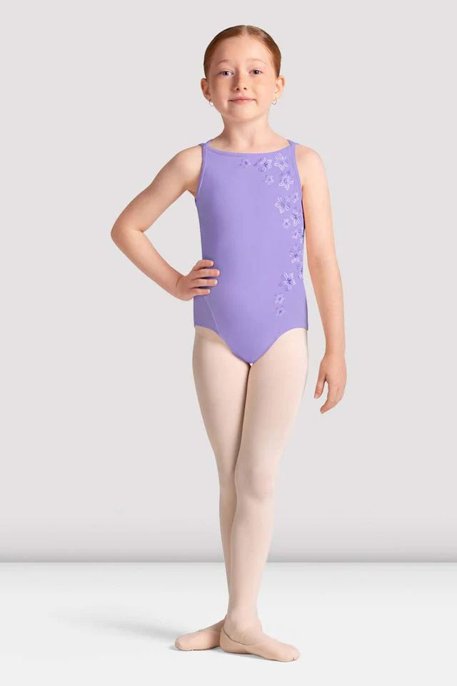 Girls Cara Boat Neck Leotard
