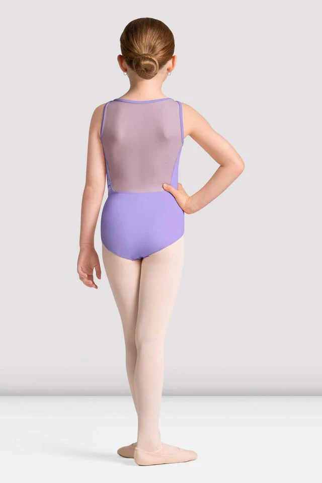 Girls Cara Boat Neck Leotard - Image 2