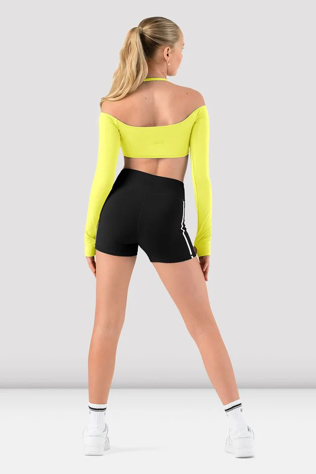 Girls Criss Cross Bolero Crop Top - Image 2