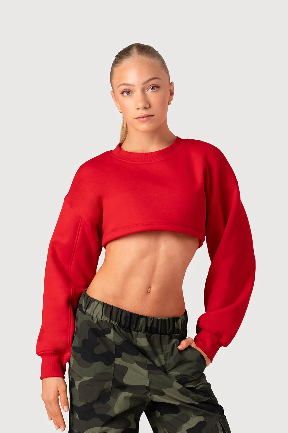 Girls Cropped Bolero Sweat Top