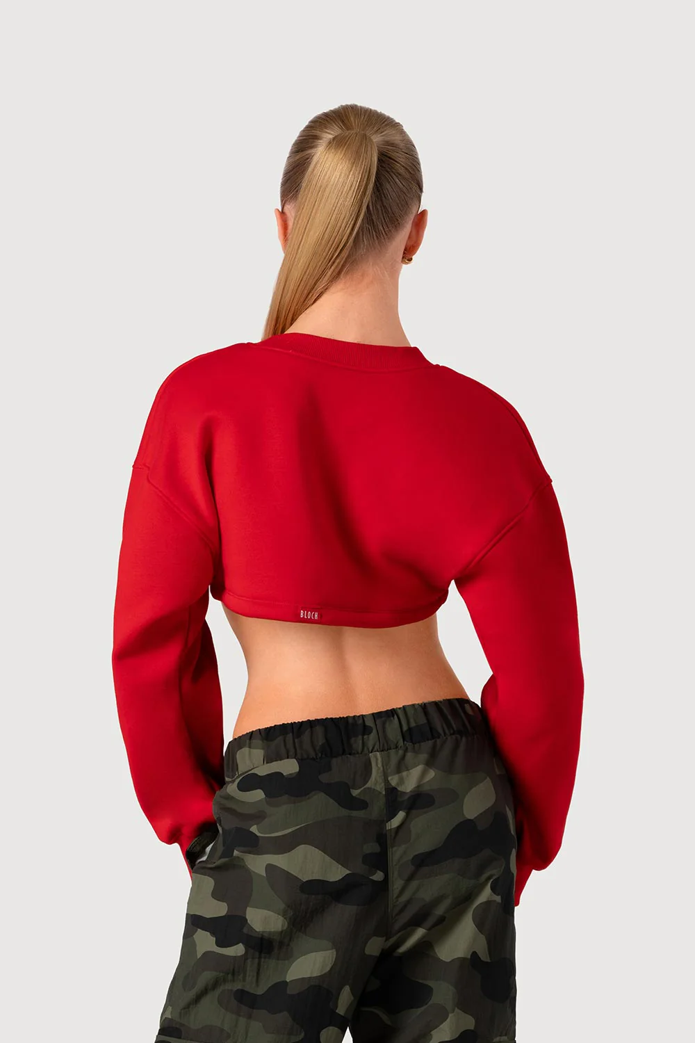 Girls Cropped Bolero Sweat Top - Image 2