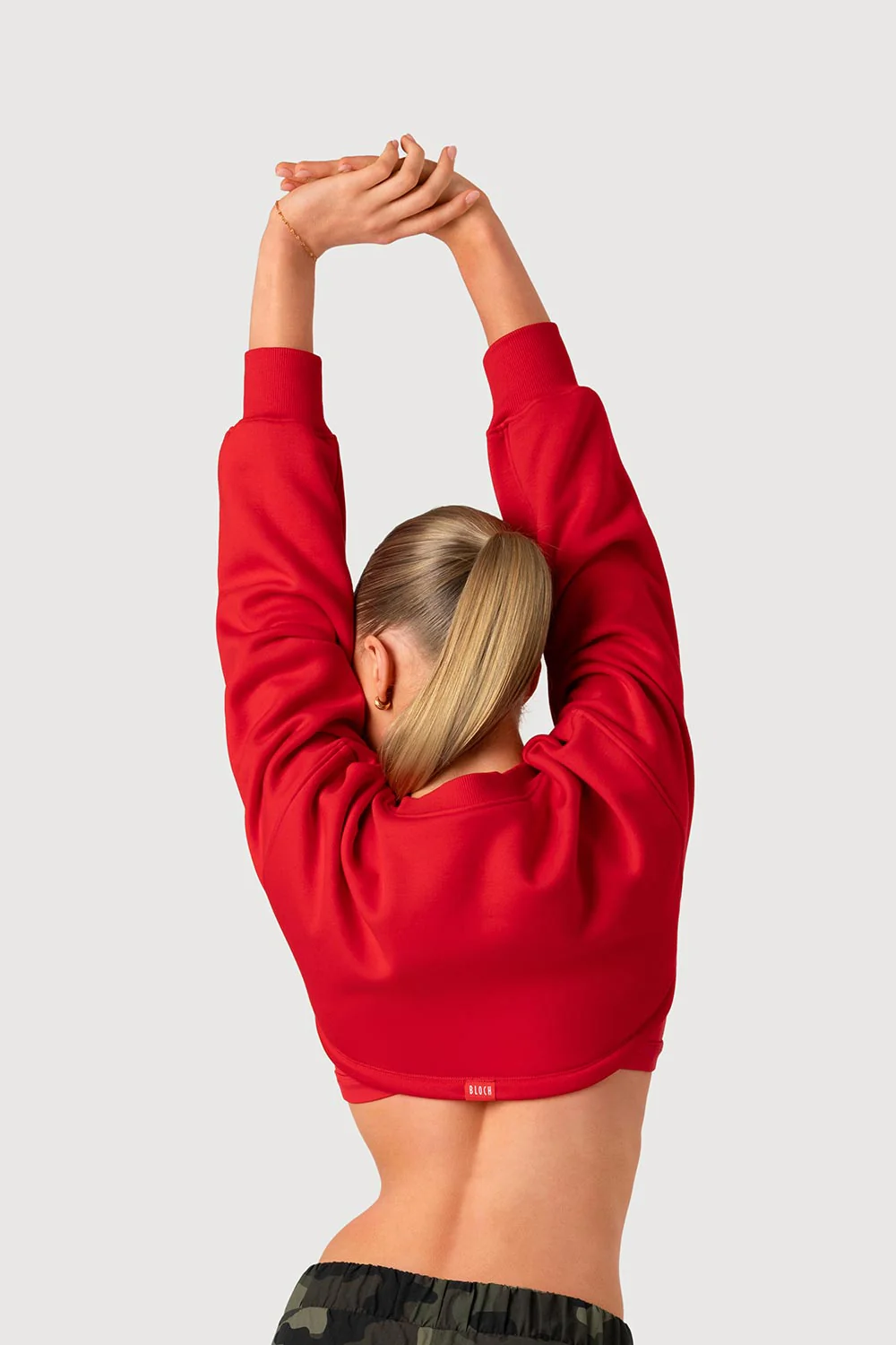 Girls Cropped Bolero Sweat Top - Image 5