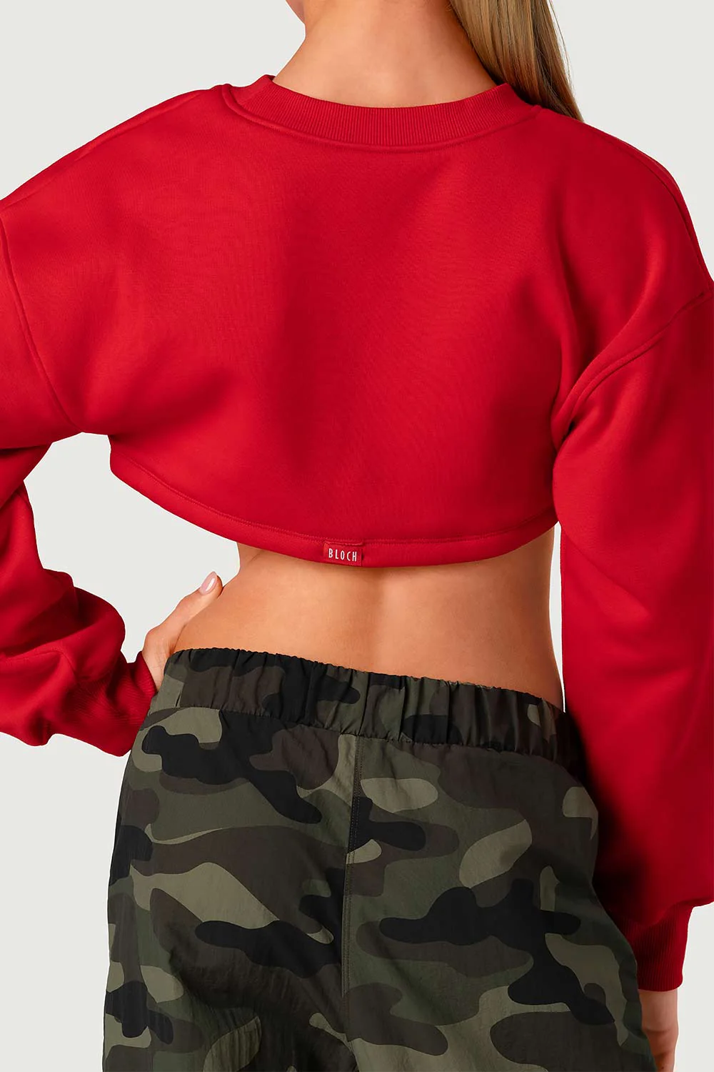 Girls Cropped Bolero Sweat Top - Image 6