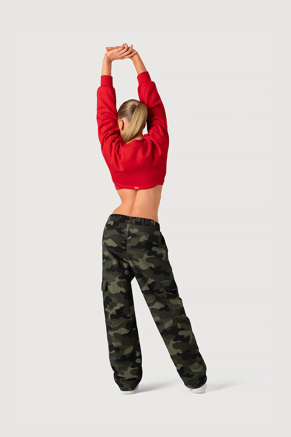 Girls Cropped Bolero Sweat Top - Image 7