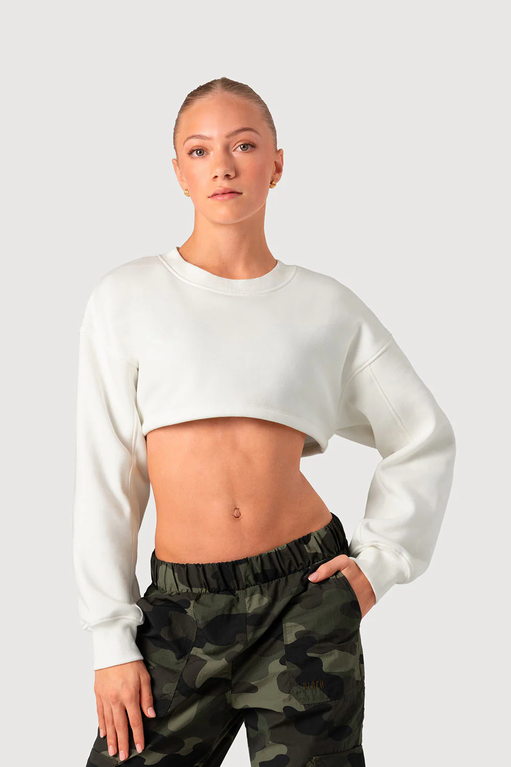 Girls Cropped Bolero Sweat Top