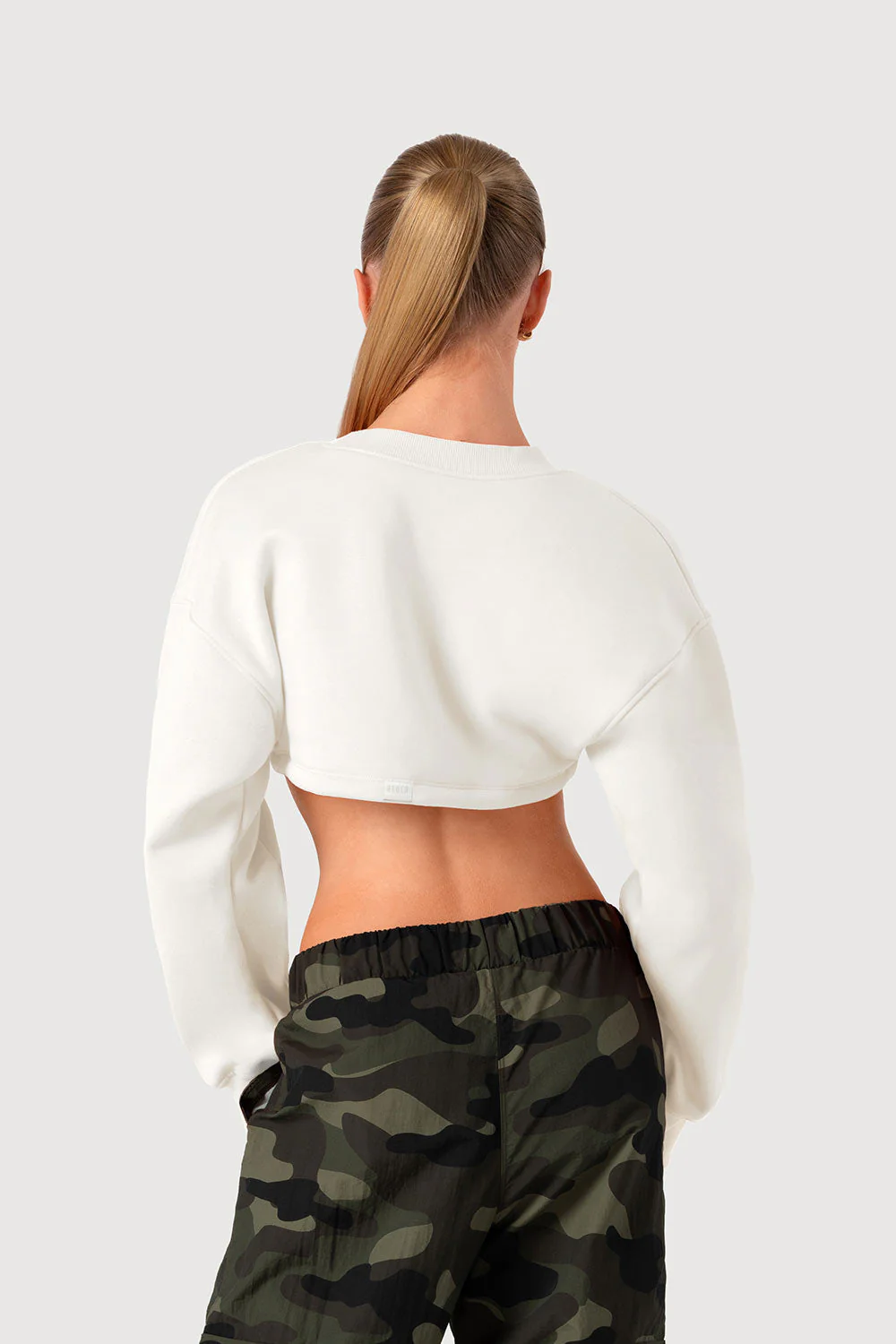 Girls Cropped Bolero Sweat Top - Image 2