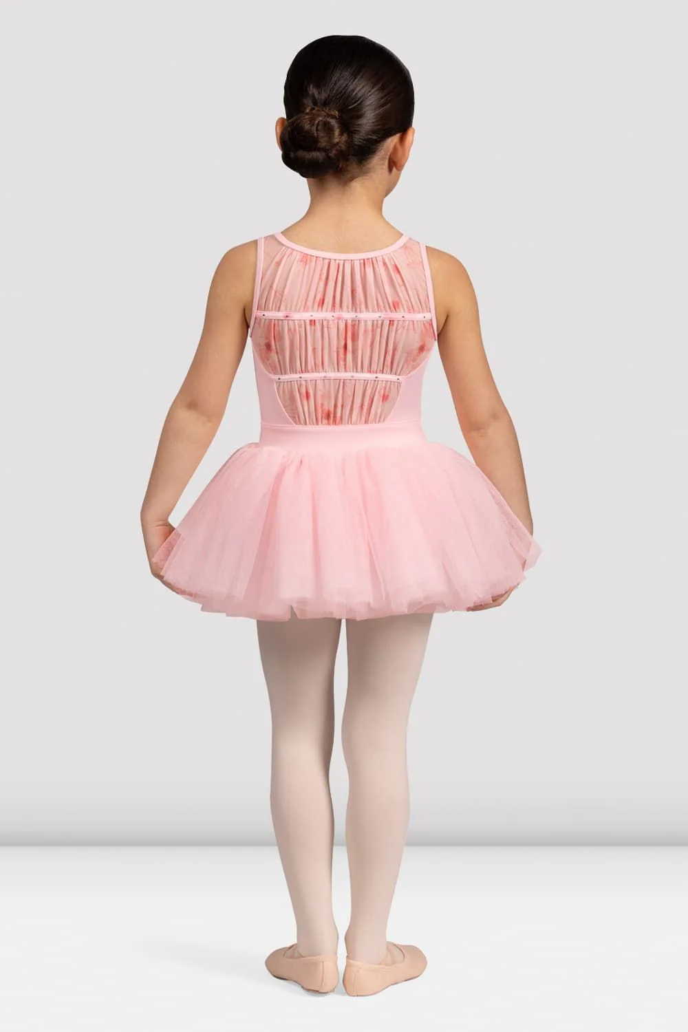 Girls Evie Floral Tank Tutu Dress - Image 2