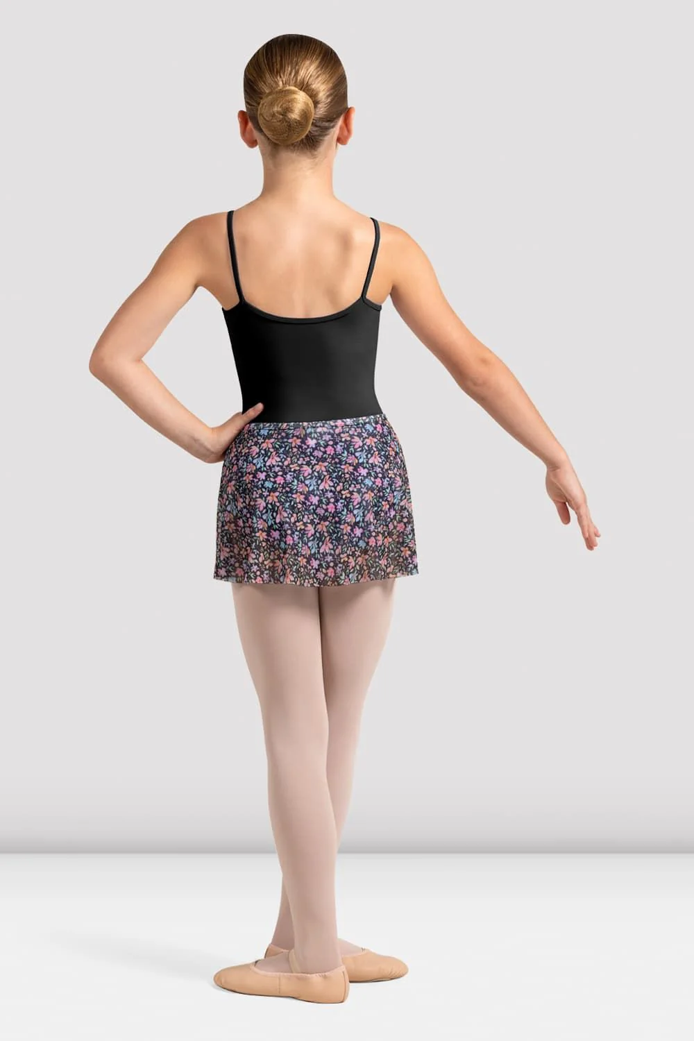 Girls Floral Printed Skirt - Image 3