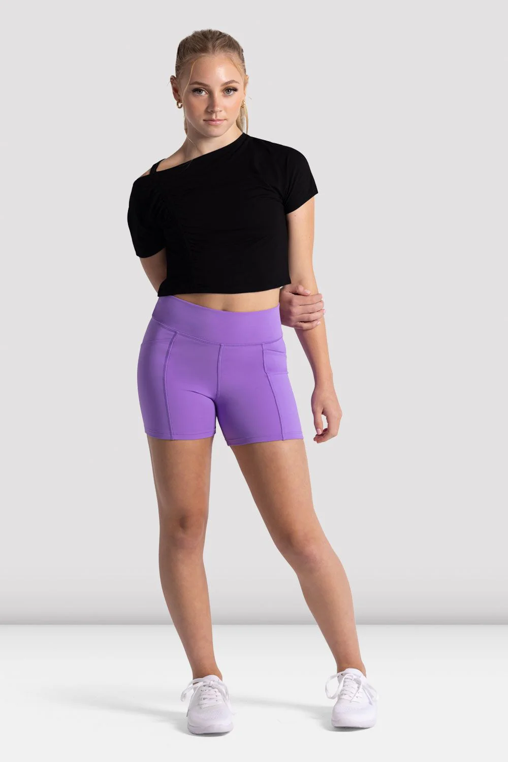 Girls Freestyle Dynamic Crop Top - Image 2