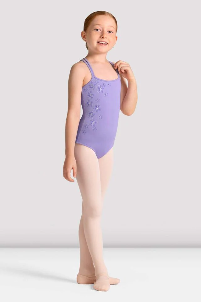 Girls Jade Cross Back Leotard