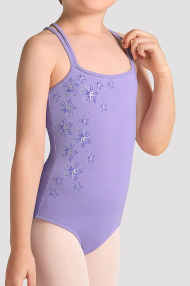 Girls Jade Cross Back Leotard - Image 3