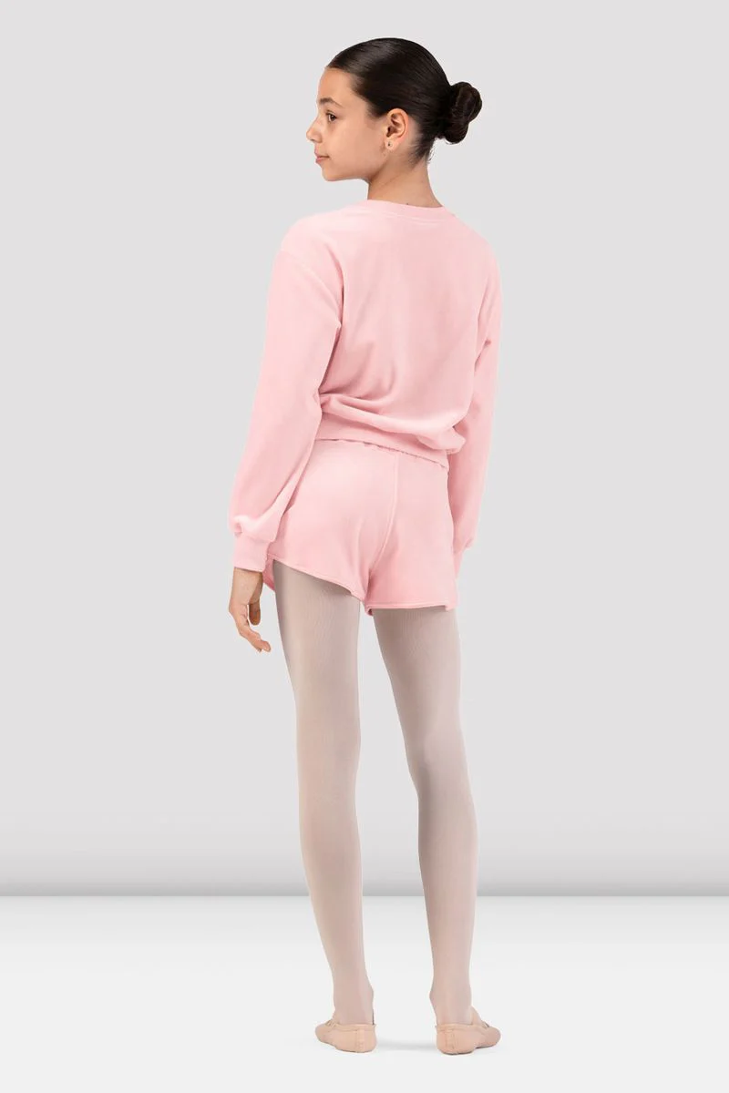 Girls Lily Velvet Crew Neck Jumper - Image 2