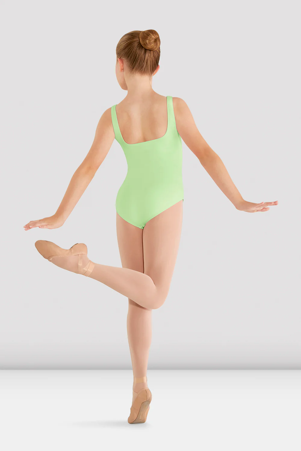 Girls Mirella Basic Tank Leotard - Image 2