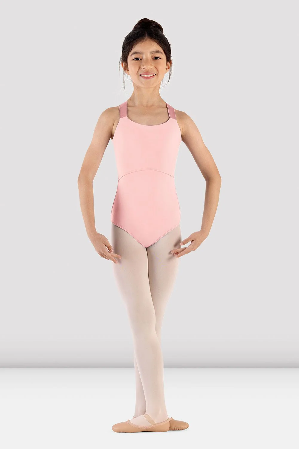 Girls Mirella Majesty Cross Back Leotard
