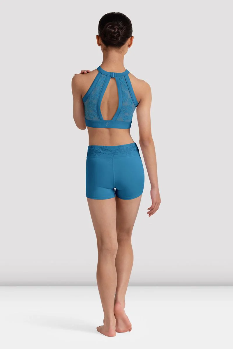 Girls Modena Floral Crop Top - Image 2