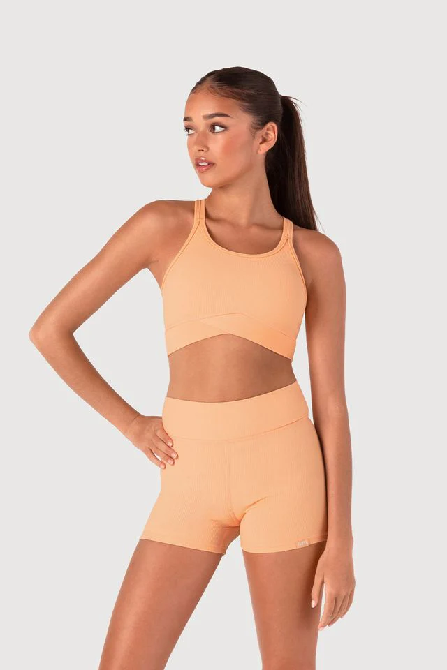 Girls Rib Striker Crop Top