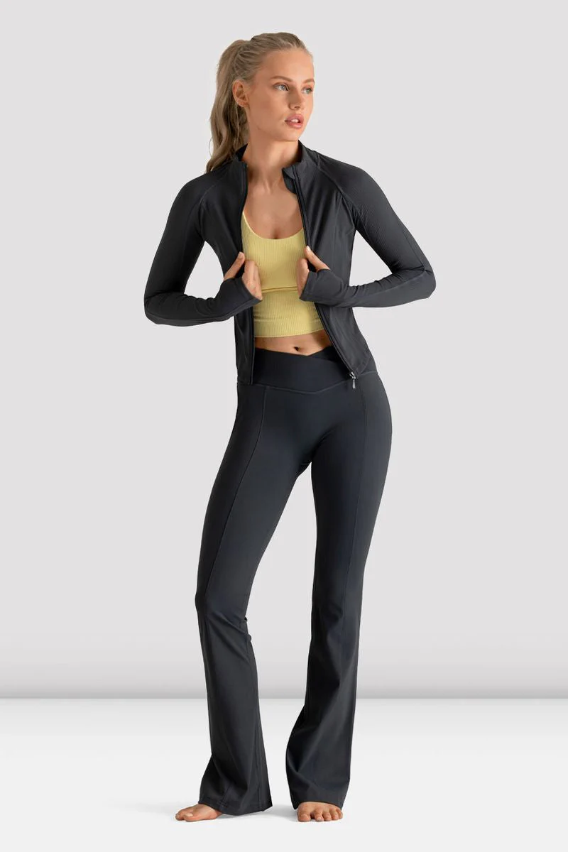 Ladies Apex Rib Contour Zip Jacket