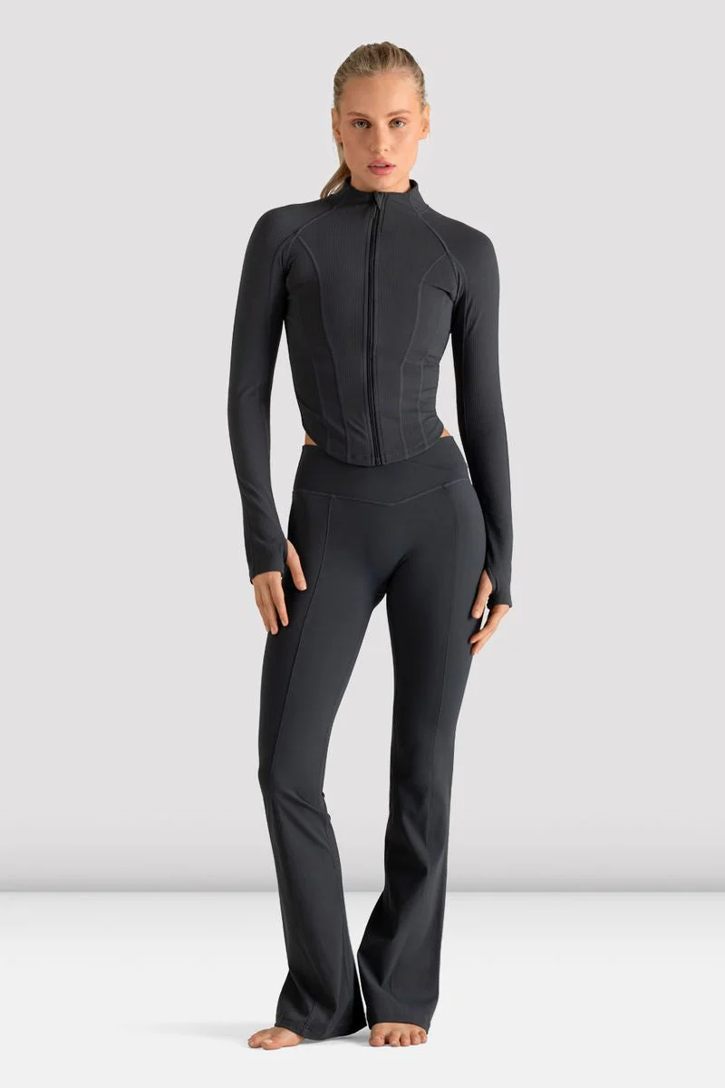 Ladies Apex Rib Contour Zip Jacket - Image 3