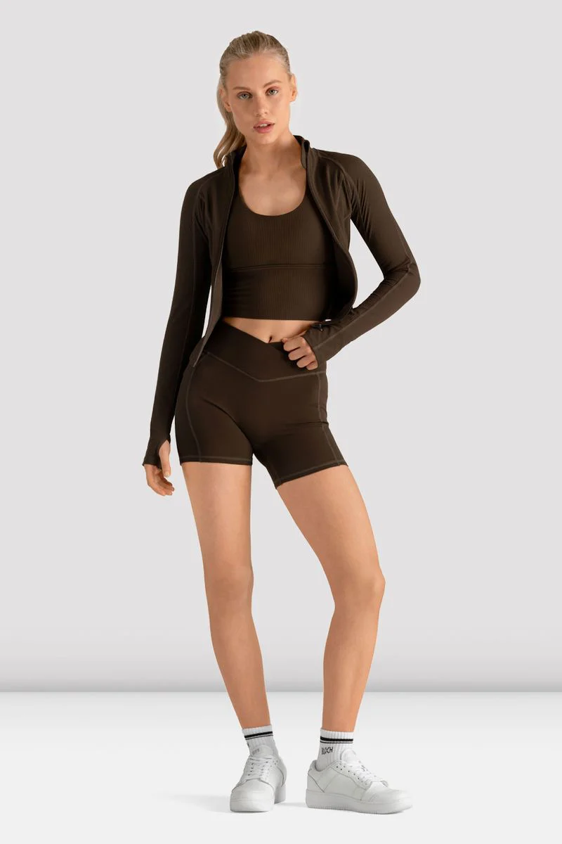 Ladies Apex Rib Contour Zip Jacket