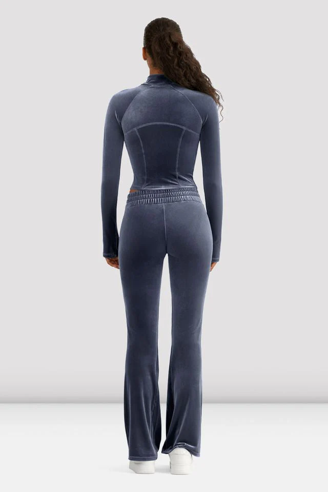 Ladies Apex Velvet Flared Legging - Image 2