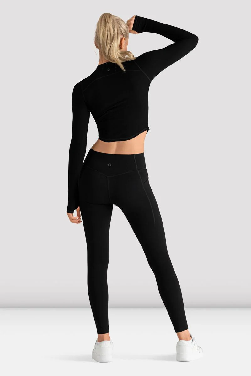 Ladies Apex Wrap Waist Legging - Image 2