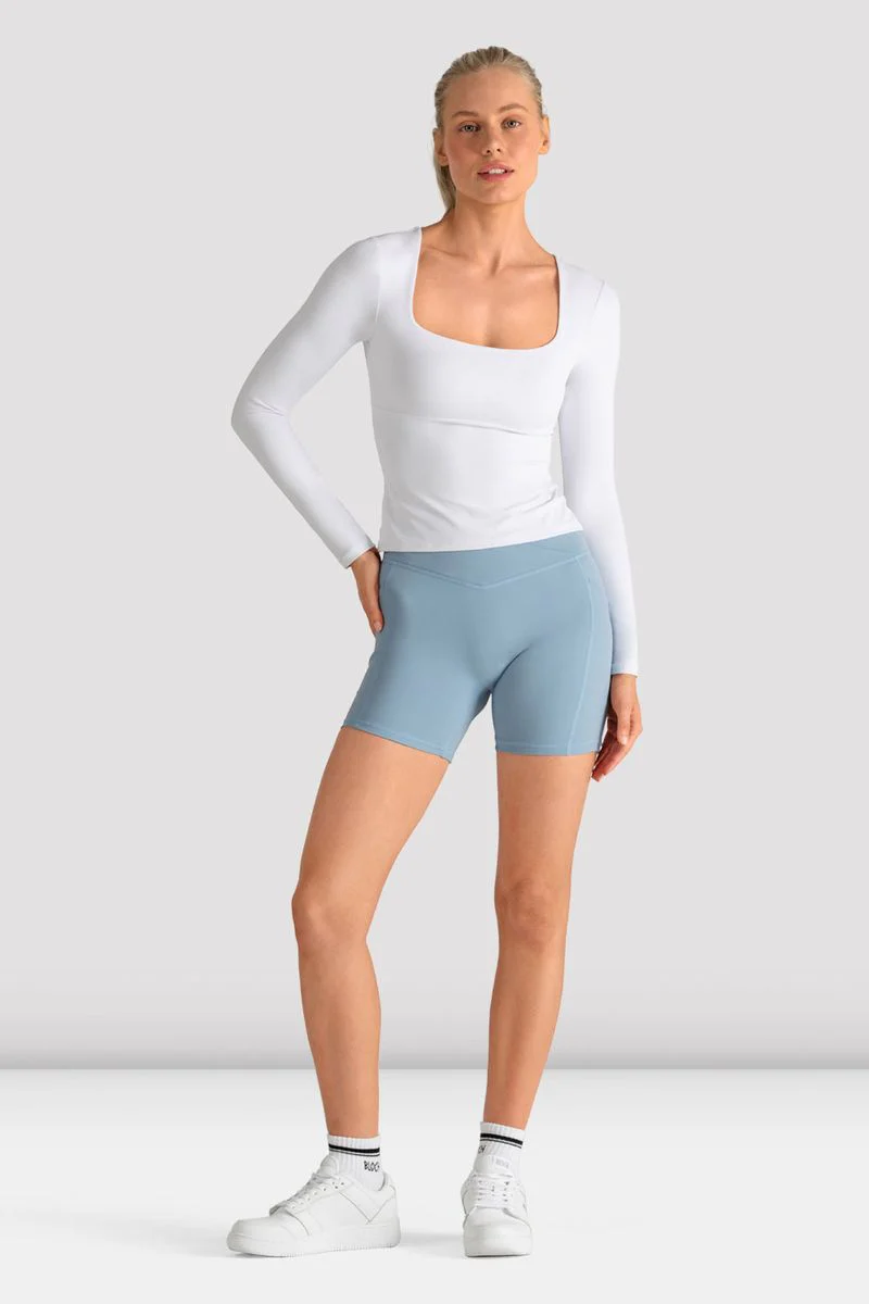 Ladies Apex Wrap Waist Short - Image 3