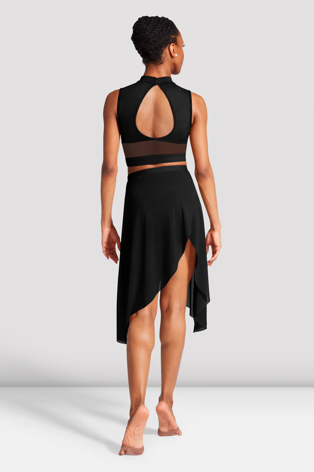 Ladies Chiaki Open Back Crop Top - Image 2
