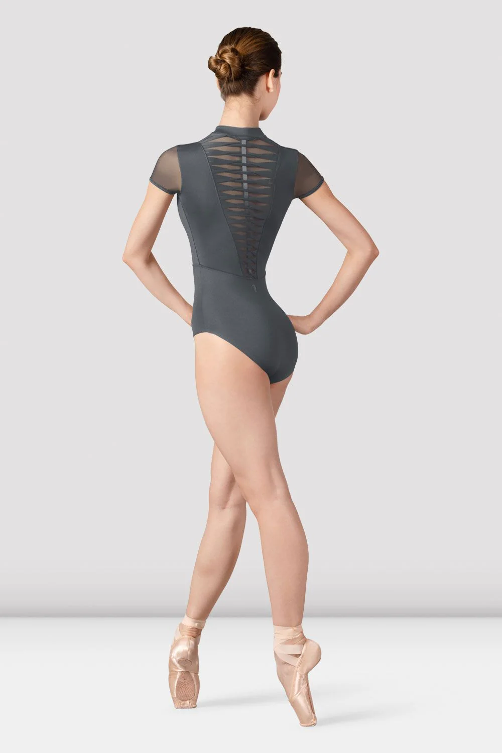Ladies Ffion Zip Front Leotard - Image 3