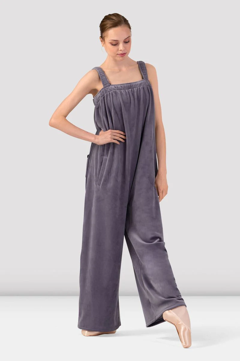 Ladies Isabella Velvet Jumpsuit - Image 2