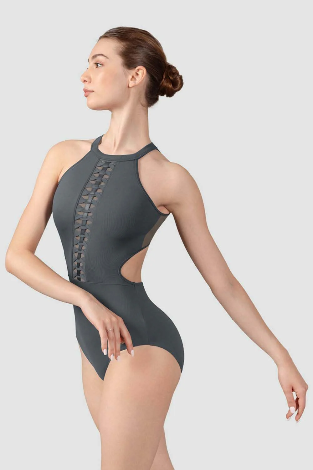 Ladies Kelsie Halterneck Leotard - Image 2