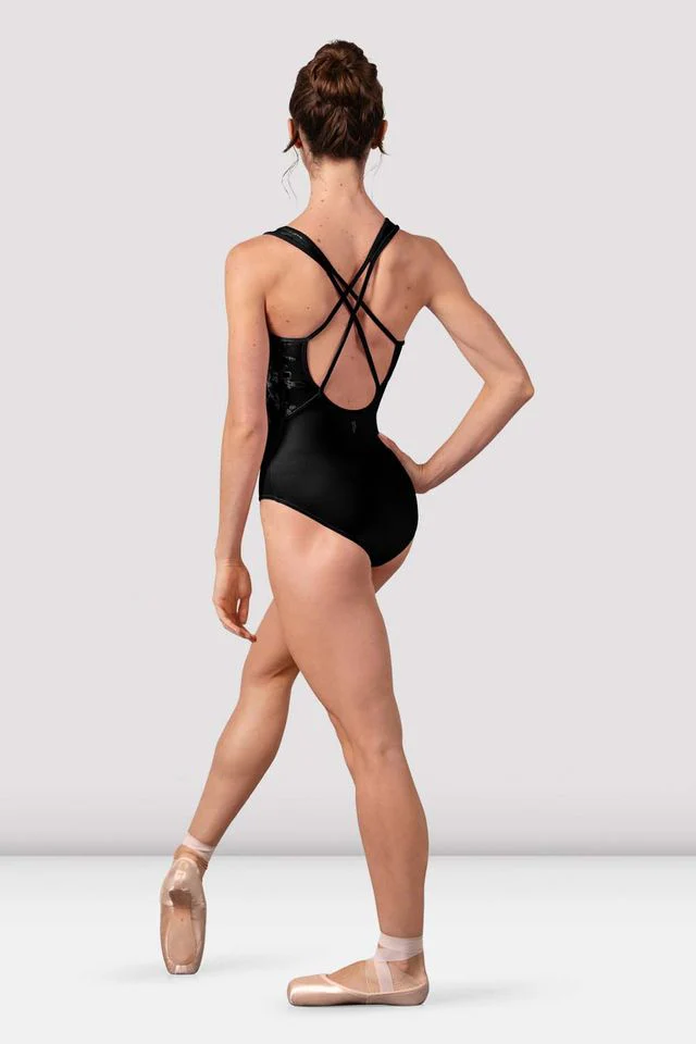 Ladies Kira Cross Back Leotard - Image 2