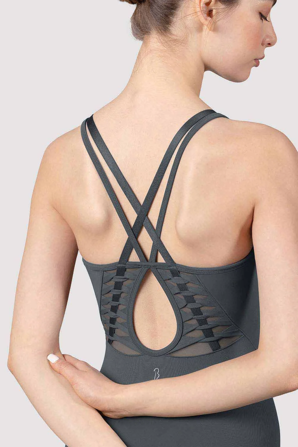 Ladies Lucey Cross Back Leotard - Image 2
