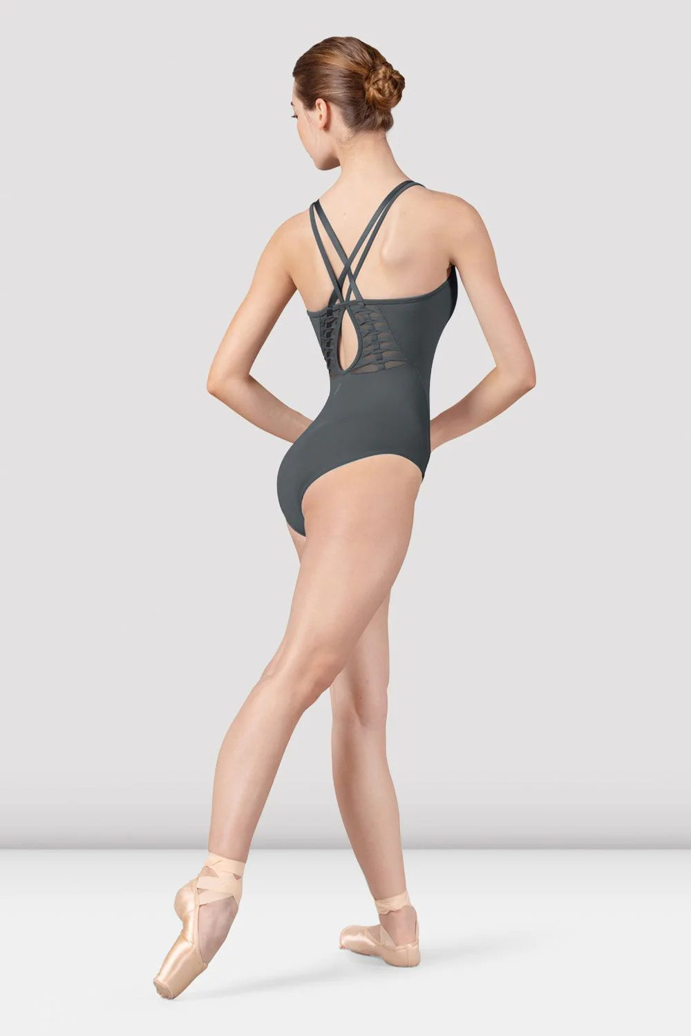 Ladies Lucey Cross Back Leotard - Image 3
