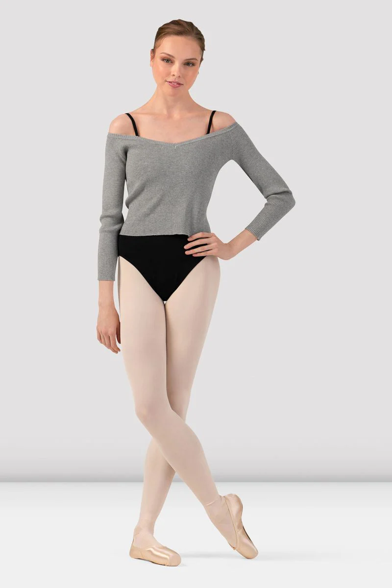 Ladies Lyra Cropped Knit Sweater
