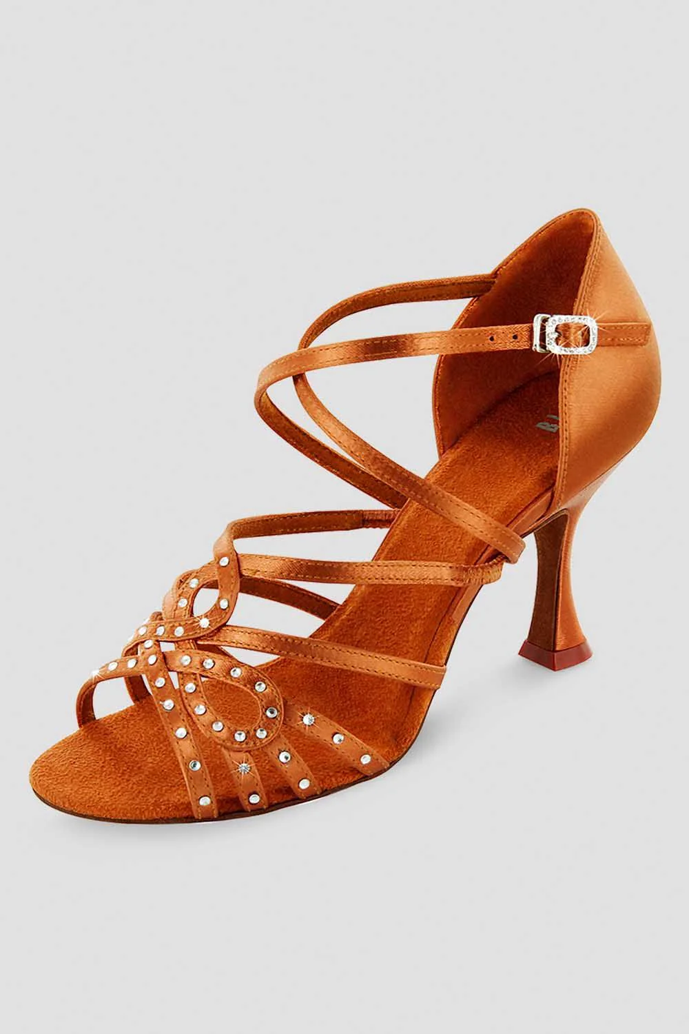 Ladies Mercedez Diamante Latin Shoes - Image 2