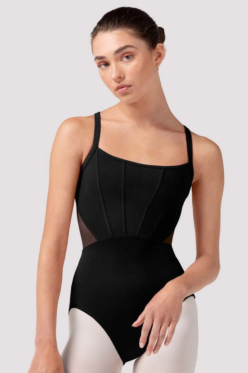 Ladies Mia Mesh Back Leotard - Image 2