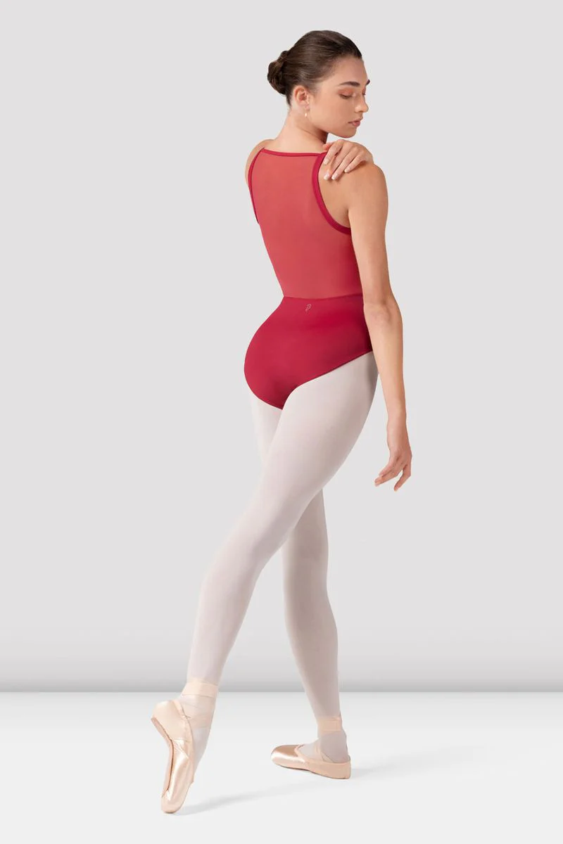 Ladies Mia Mesh Back Leotard - Image 3