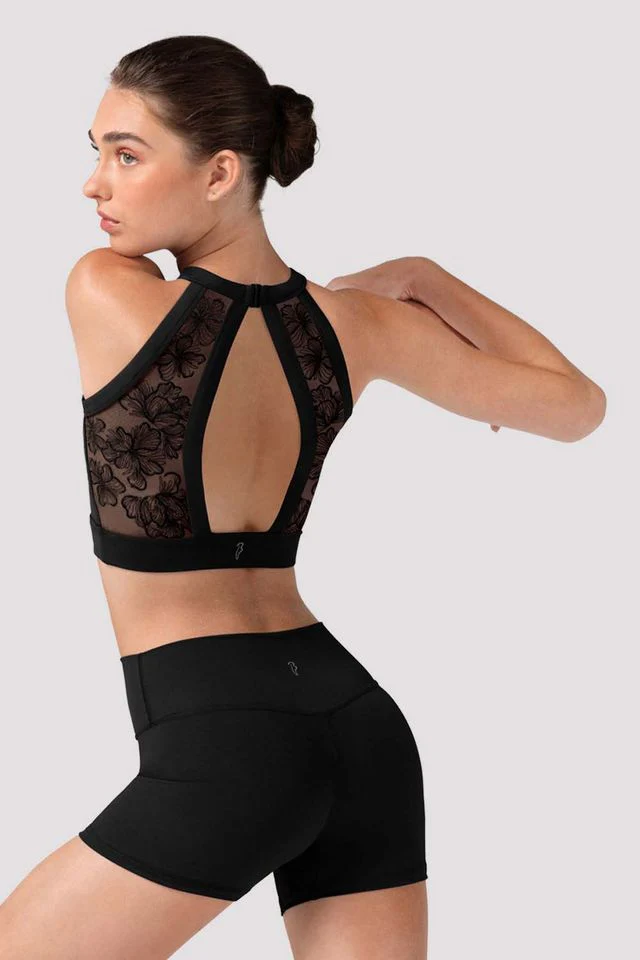 Ladies Nina Floral Crop Top - Image 2