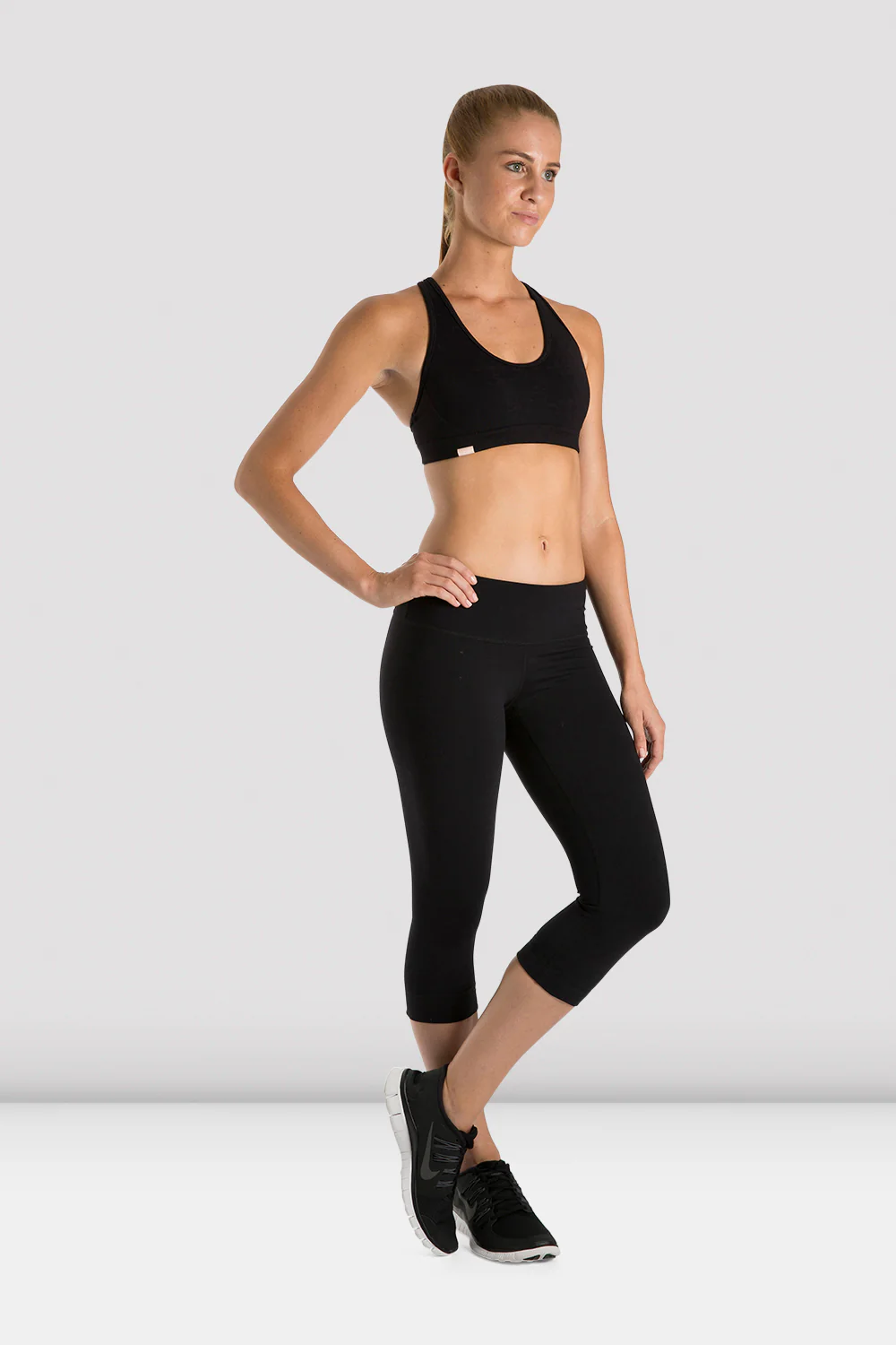Ladies Suprima Wide Mid Rise Three Quarters Legging