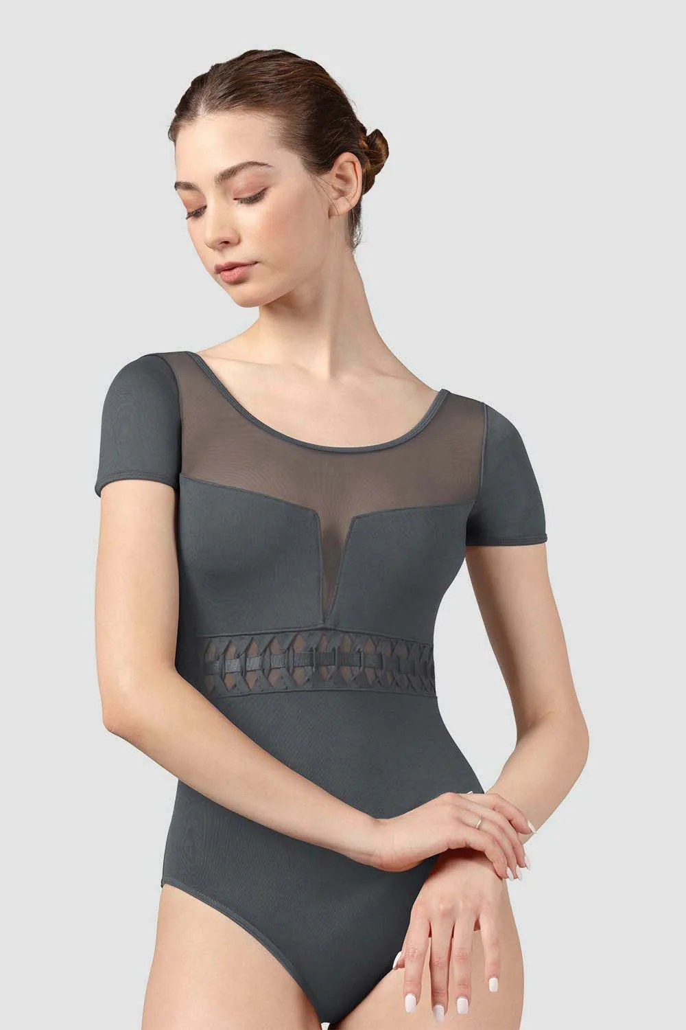 Ladies Talise Cap Sleeve Leotard - Image 2