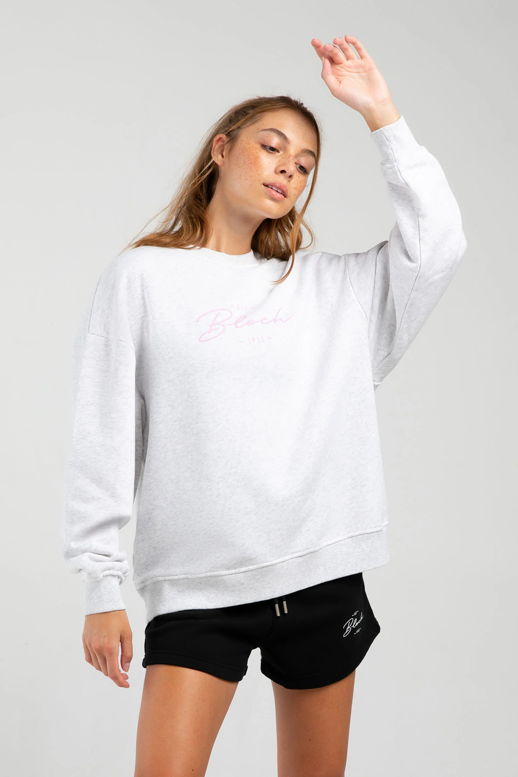 Off-Duty Oversized Crew Sweatshirt